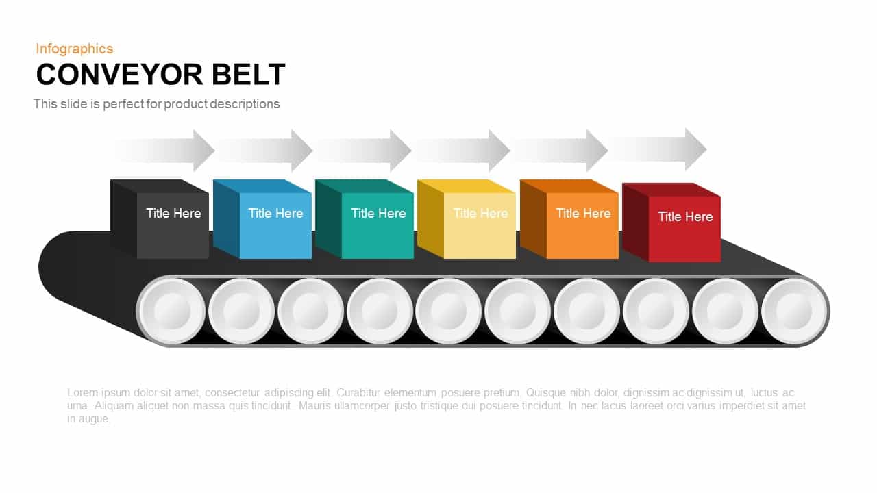 Conveyor Belt Powerpoint and Keynote template 1