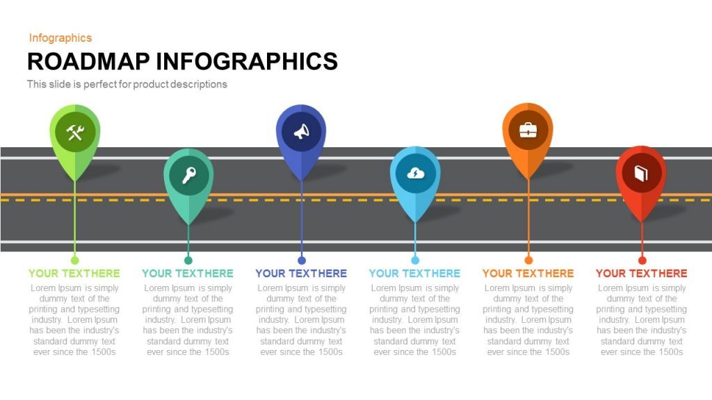 Roadmap Infographics Powerpoint and Keynote template 1024x576