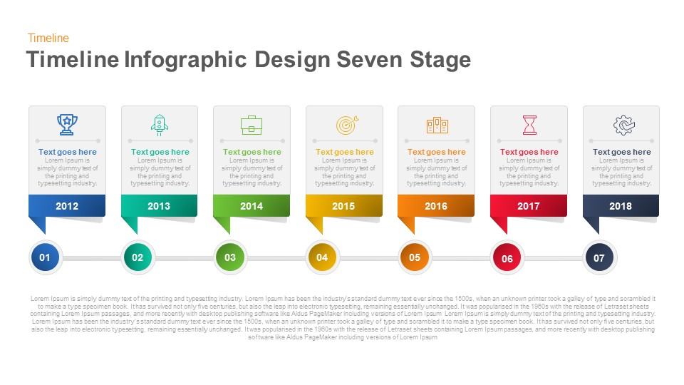 flow chart keynote Design Seven Stage Keynote Infographic Timeline and