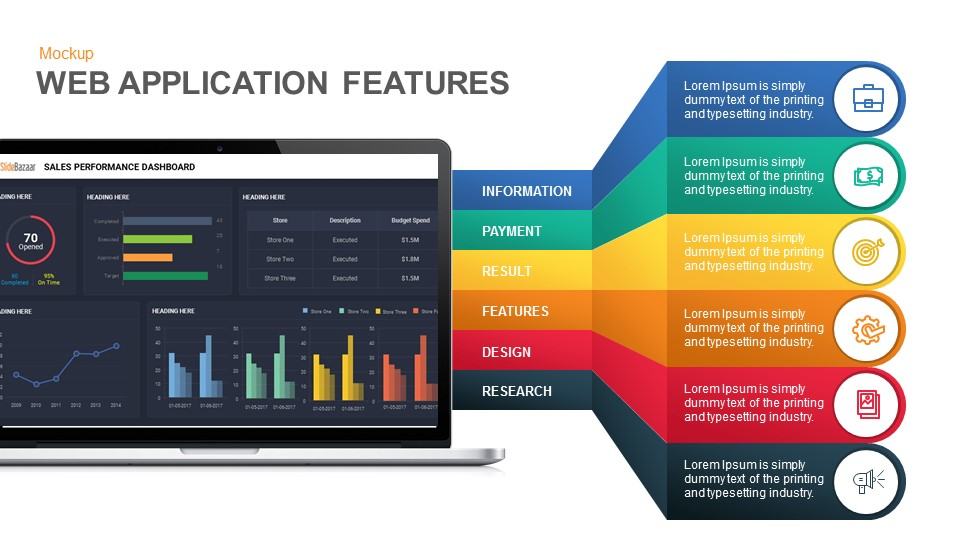 Download Smartphone and web application services mockup presentation template - SlideBazaar