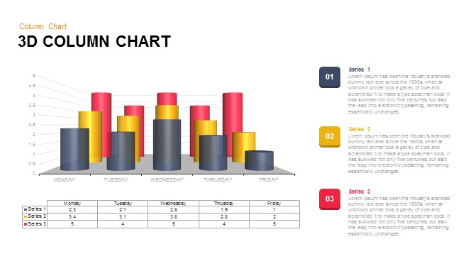 Column Chart Template